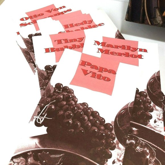 Murder Mystery Dinner Party Game Adults A Taste for Wine and Murder NEVER USED - Picture 3 of 9